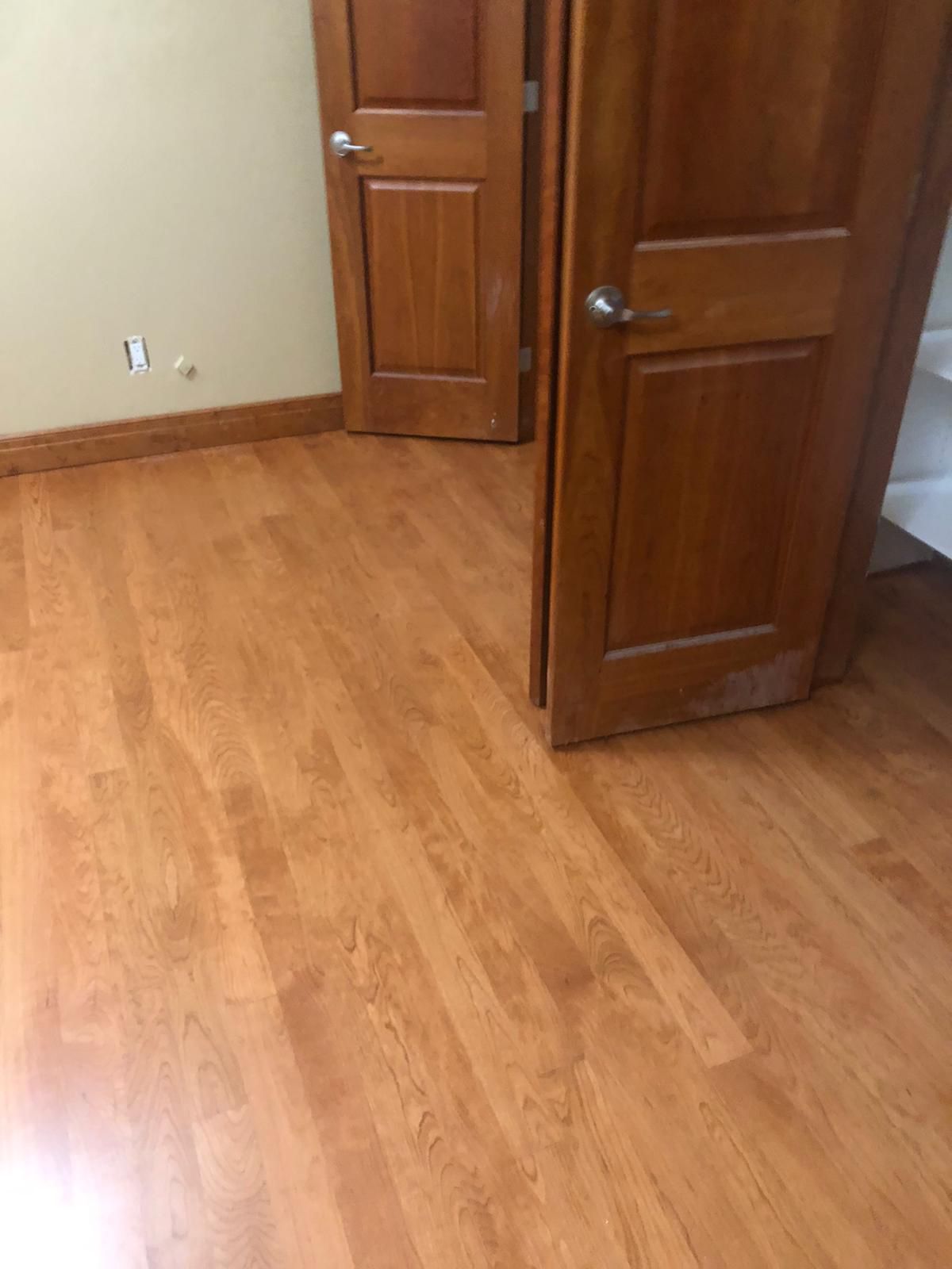 Refined flooring finish and interior material detail